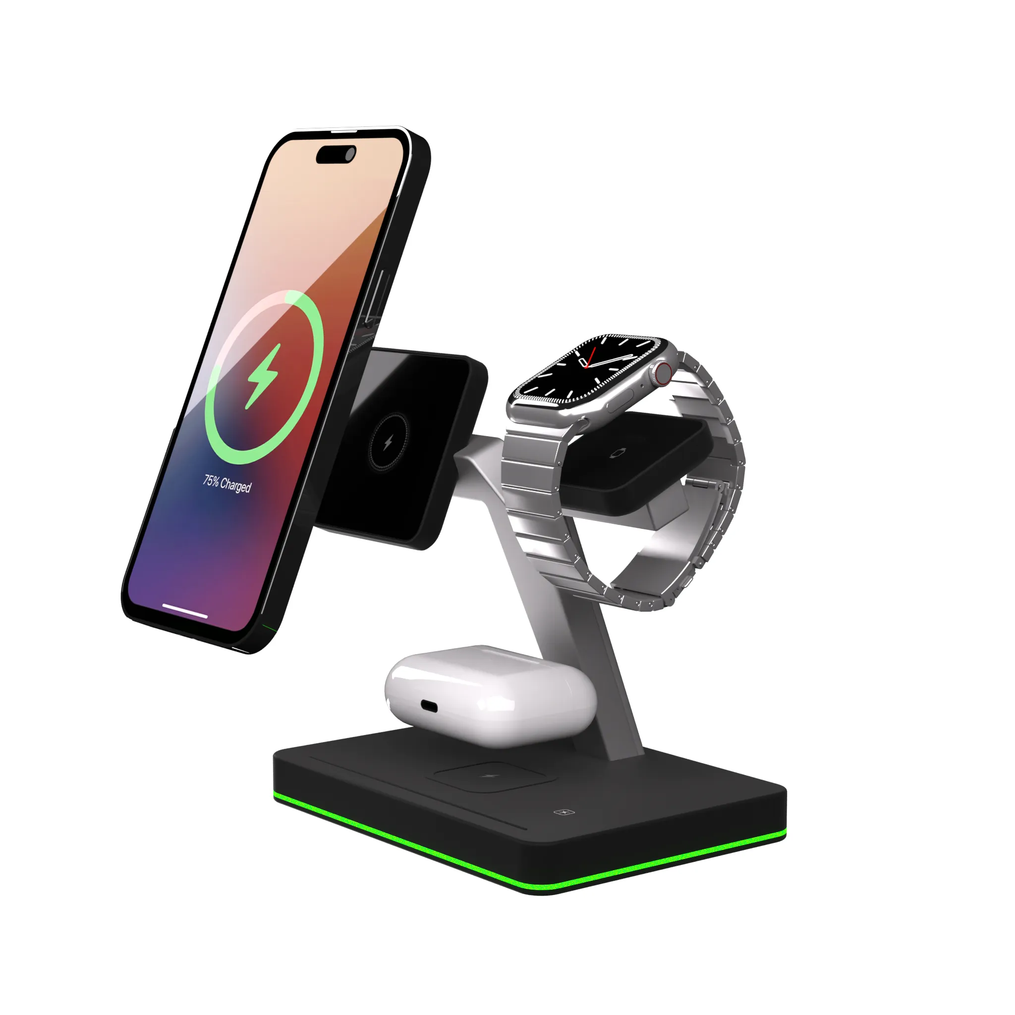 3-in-1 Magnetic Docking Station for Apple Devices