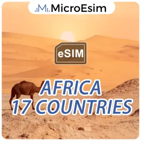 Africa eSIM 17 Countries