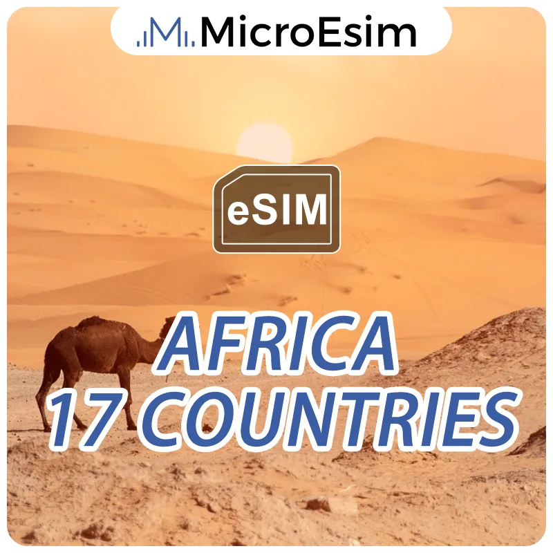 Africa eSIM 17 Countries