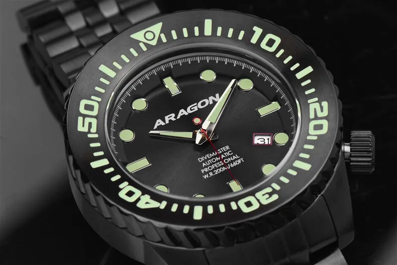 ARAGON Divemaster EVO IP Black 45mm A263BLK