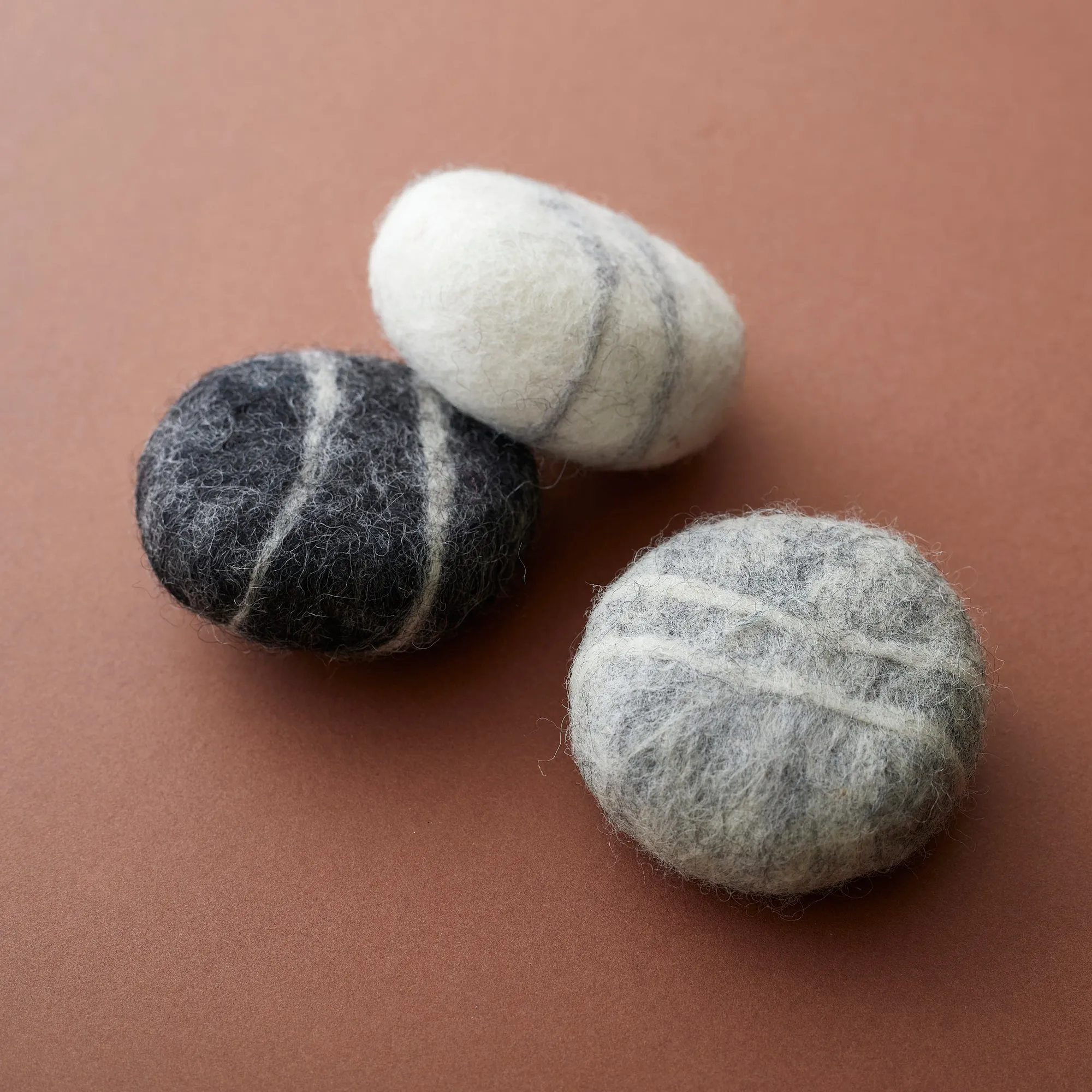 BHITRA Felted Soap Marble Pebble Pack 10 (WS)