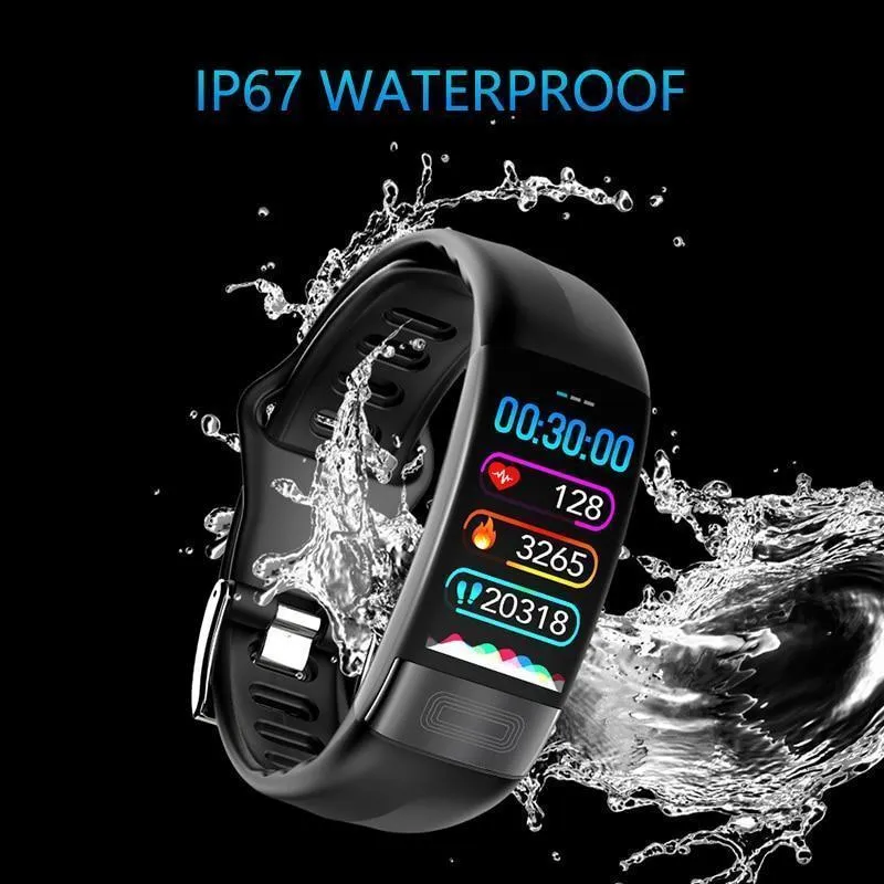 Blood Pressure Smart Band Heart Rate Smart Bracelet Activity Fitness Tracker Watch For iPhone Android