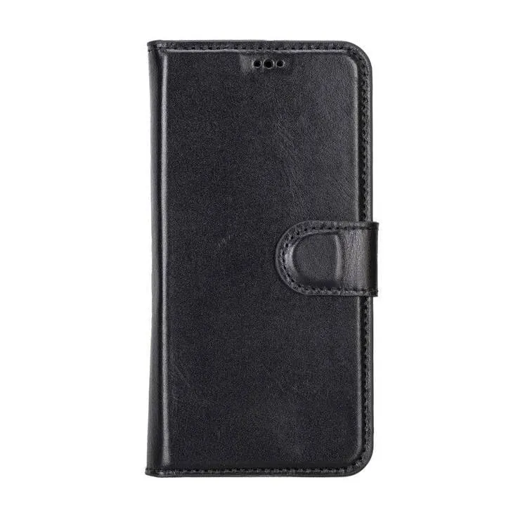 Brian Apple IPhone 14 Series Detachable Leather Wallet Case Darker Color (Set of 2)