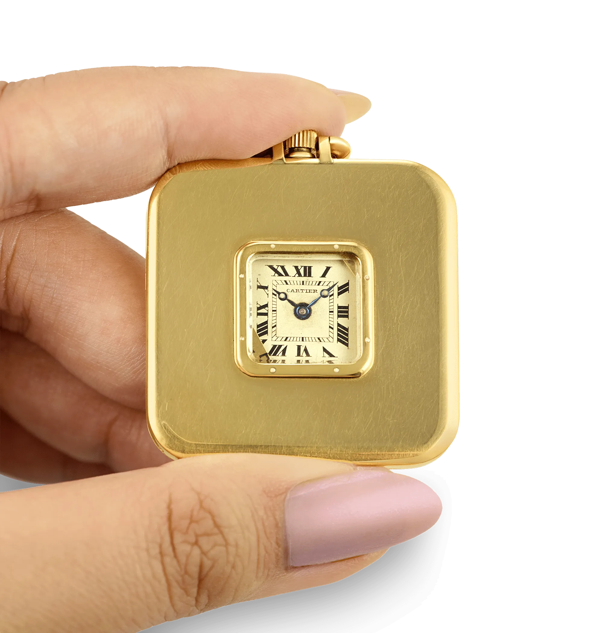 Cartier Gold Acte Mistere Pocket Watch