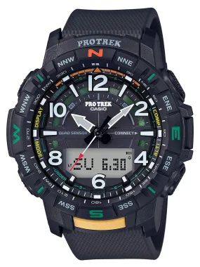 Casio ProTrek Quad Sensor Blue Ana-Digi Mens Bluetooth Watch PRTB50-1