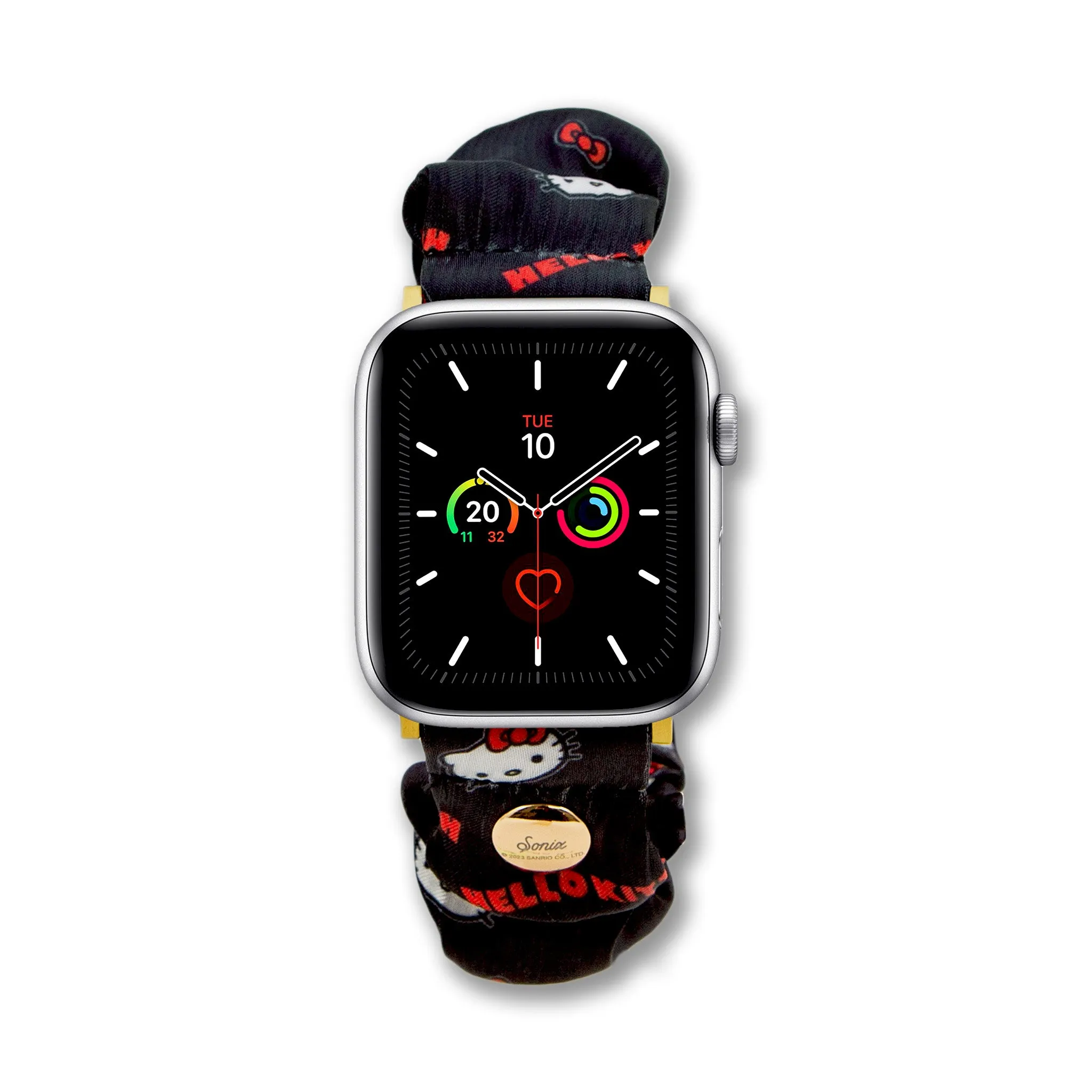 Classic Hello Kitty x Sonix Scrunchie Apple Watch Band (Black)