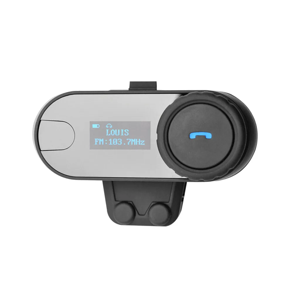 FreedConn Motocycle Helmet Waterproof Wireless Bluetooth Headset TCOM-SC; /LCD Screen/FM Radio/800M Intercom/2 Riders Intercom/ Moto Biking & Skiiing/2 in 1 microphone;