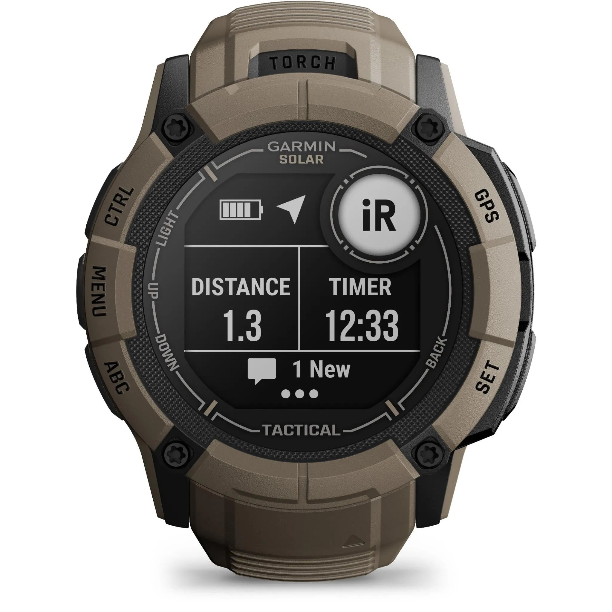 Garmin Instinct 2X Solar Sports Watch (Tactical Edition Coyote Tan)