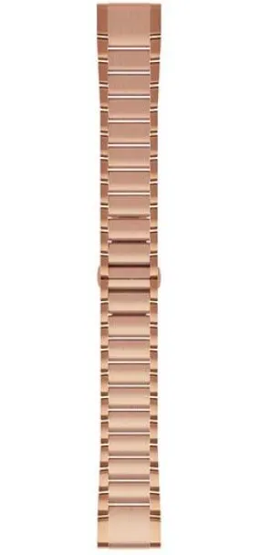 GRM Watch Band QuickFit 2 Rose Gold Tone Steel Bracelet