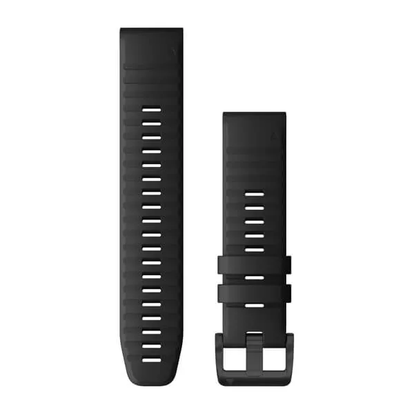 GRM Watch Band QuickFit 22 Black Silicone