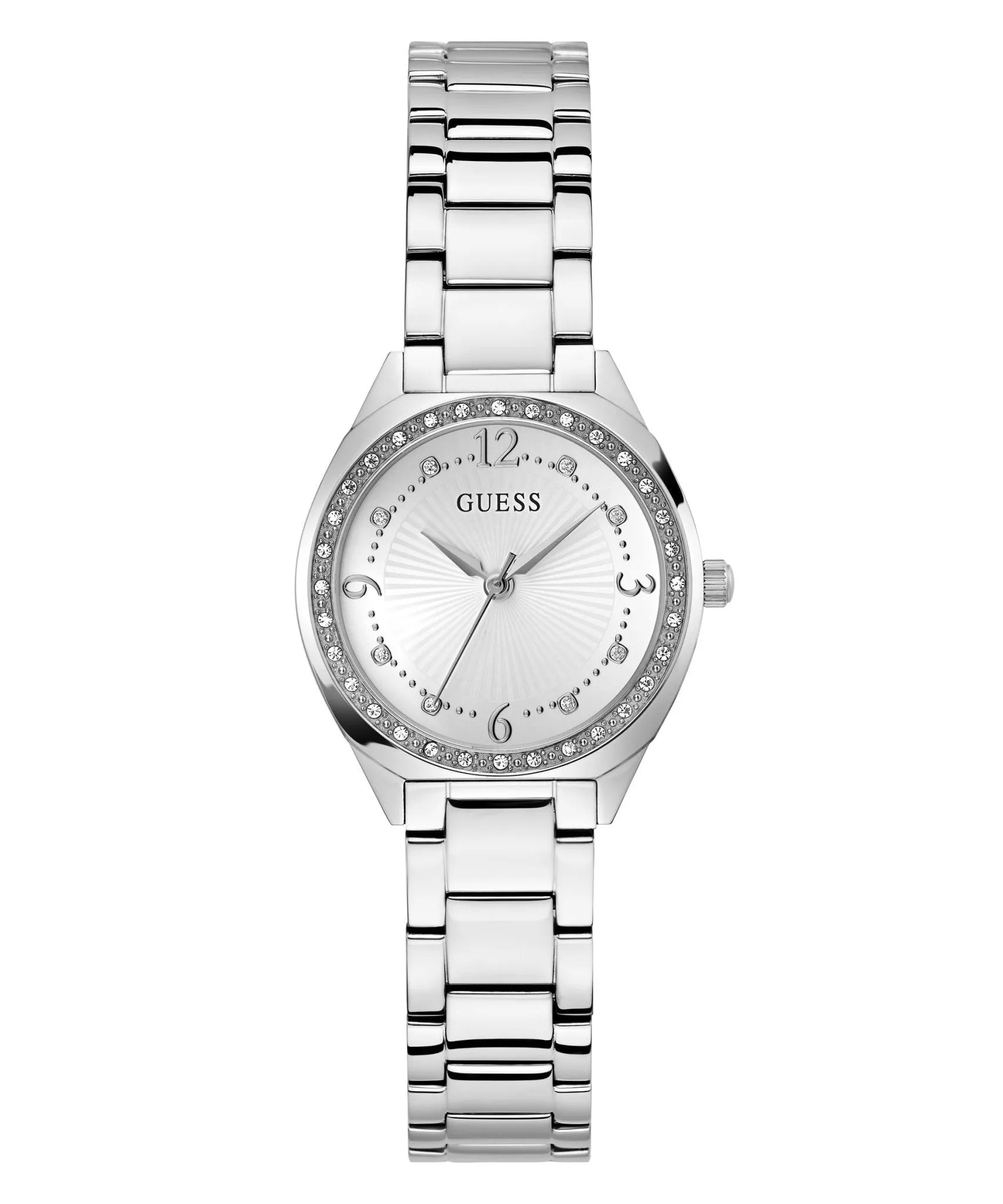 Guess Ladies Charlotte Silver Tone Stainless Steel Watch GW0767L1