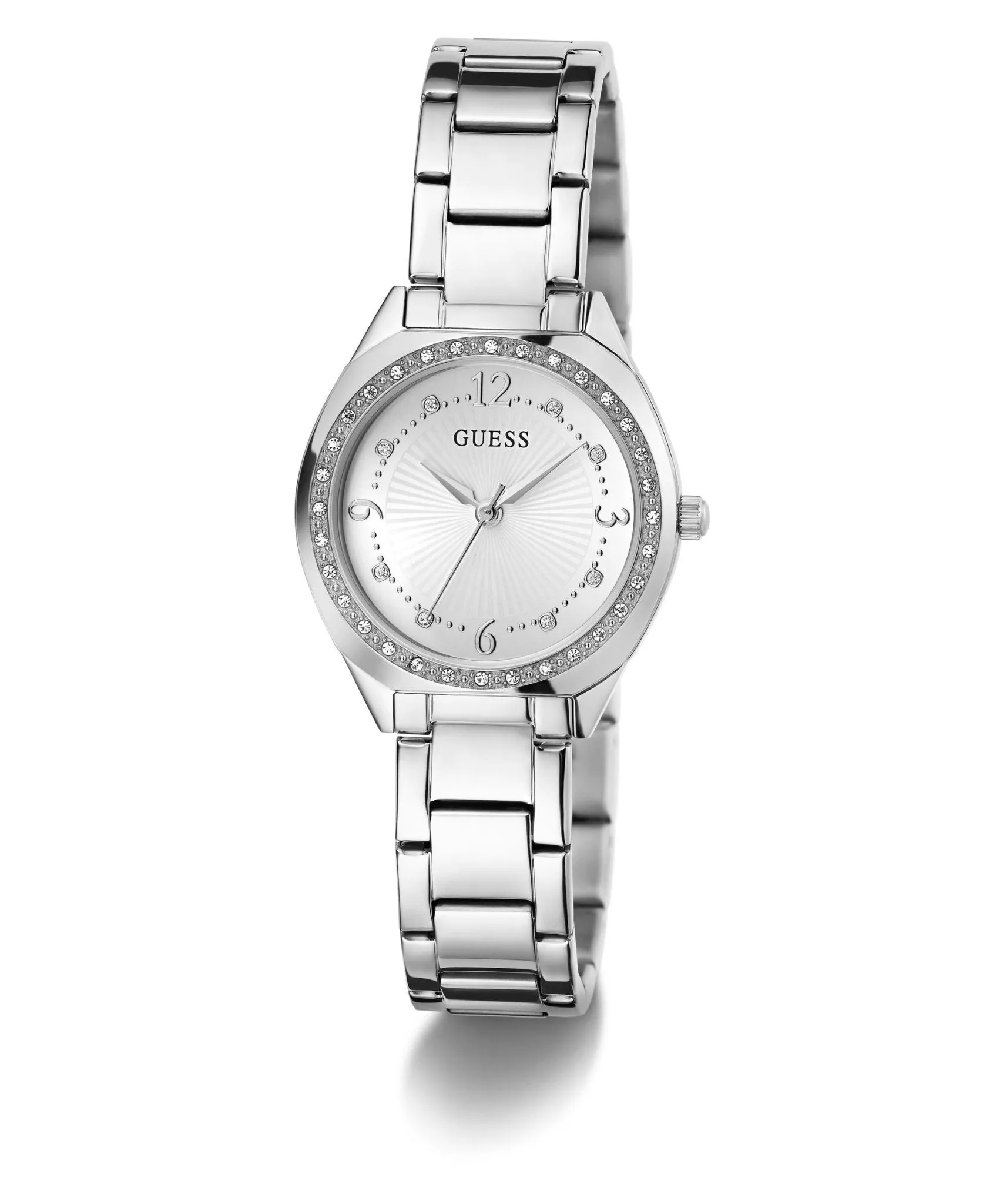 Guess Ladies Charlotte Silver Tone Stainless Steel Watch GW0767L1