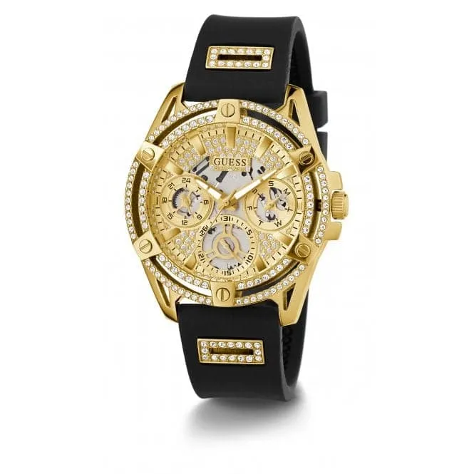 Guess Ladies Queen Stainless Steel Gold Watch GW0536L3