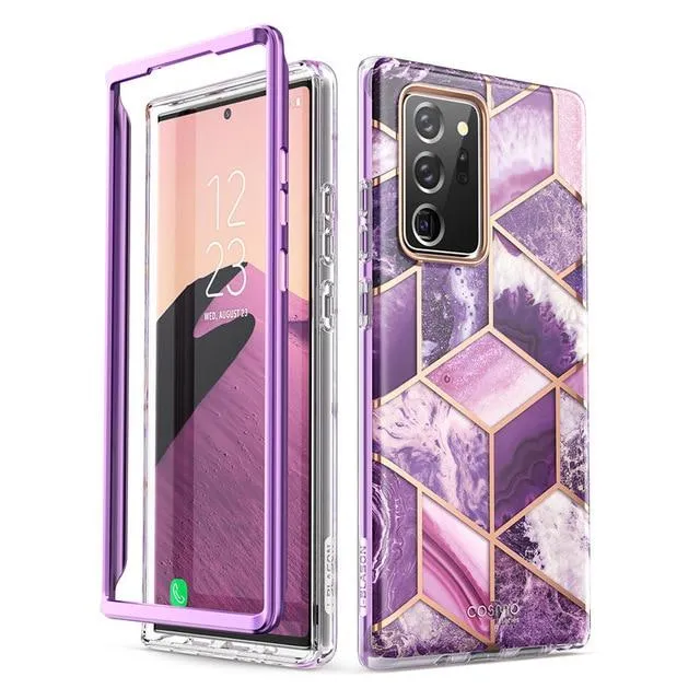 I BLASON For Samsung Galaxy Note 20 Ultra Case 6.9"(2020) Cosmo Full Body Glitter Marble Cover WITHOUT Built in Screen Protector |Phone Case & Covers|