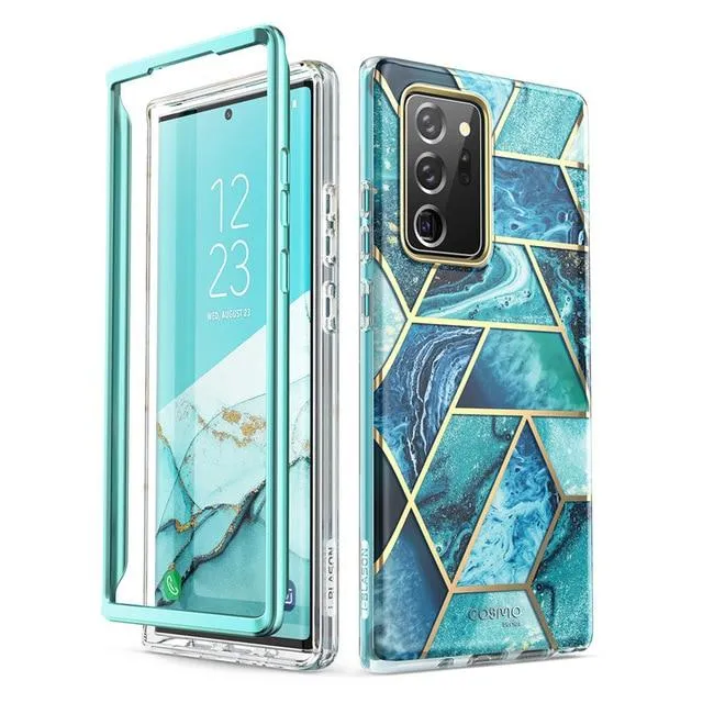 I BLASON For Samsung Galaxy Note 20 Ultra Case 6.9"(2020) Cosmo Full Body Glitter Marble Cover WITHOUT Built in Screen Protector |Phone Case & Covers|