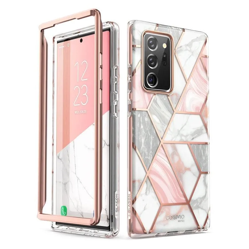 I BLASON For Samsung Galaxy Note 20 Ultra Case 6.9"(2020) Cosmo Full Body Glitter Marble Cover WITHOUT Built in Screen Protector |Phone Case & Covers|