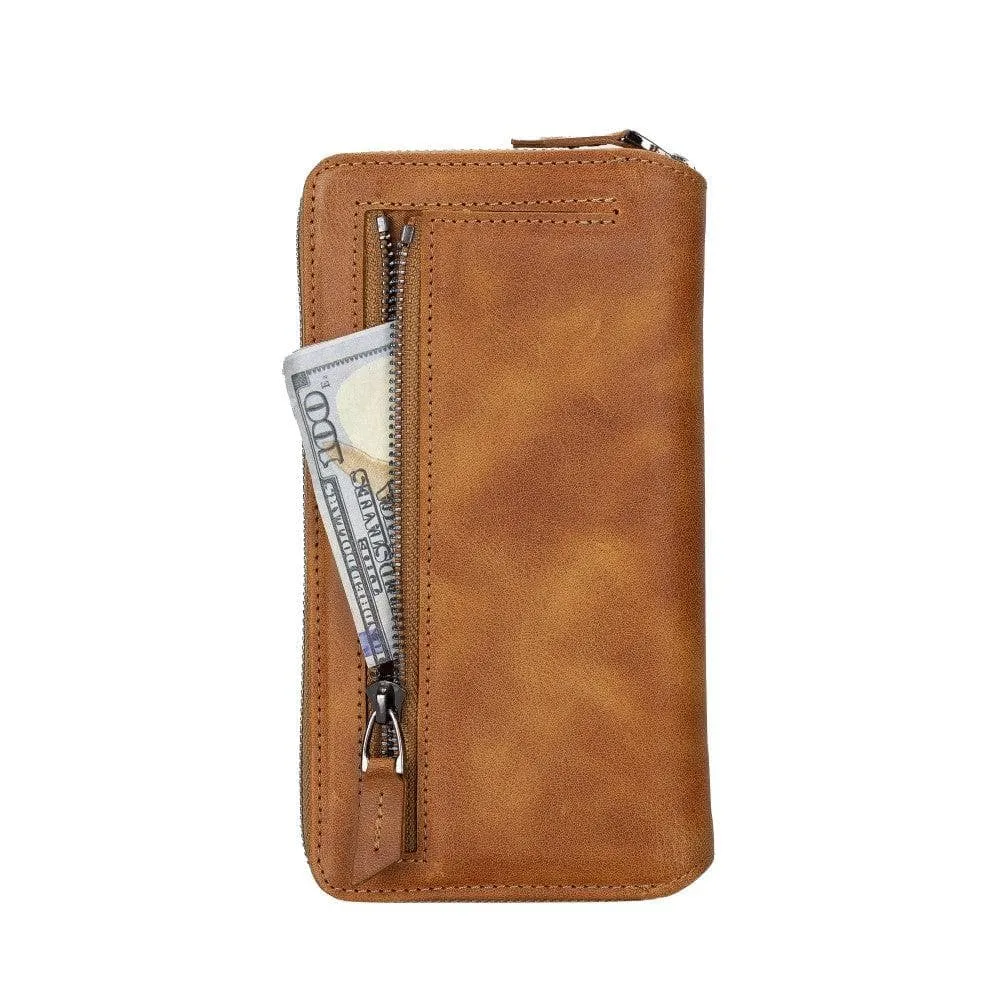 iPhone 14 Series Magnetic Leather Wallet Case