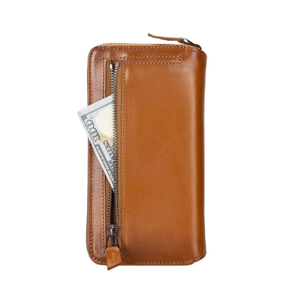 iPhone 14 Series Magnetic Leather Wallet Case