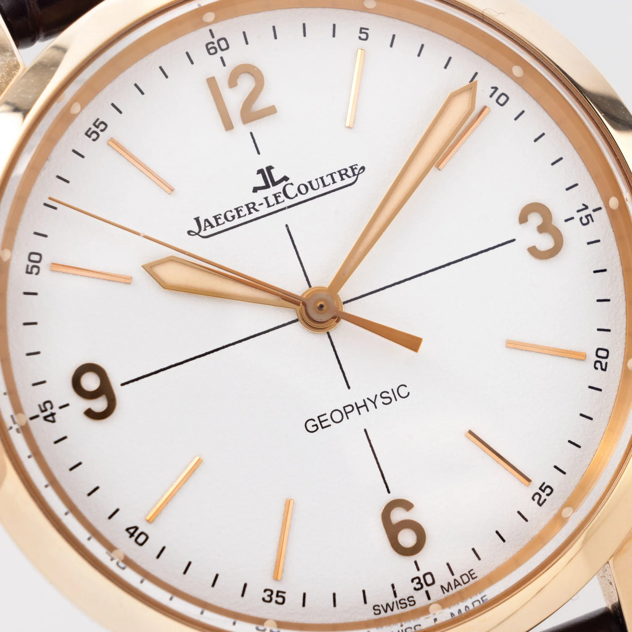 Jaeger-LeCoultre Geophysic 1958 Rose Gold with Box and Papers Ref JL Q8002520