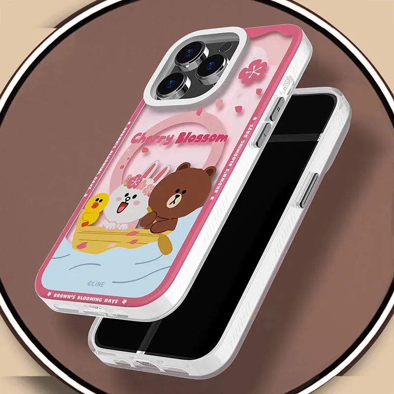 Line Friends Brown MagSafe Anti-Scratch Back Shockproof Cover Case