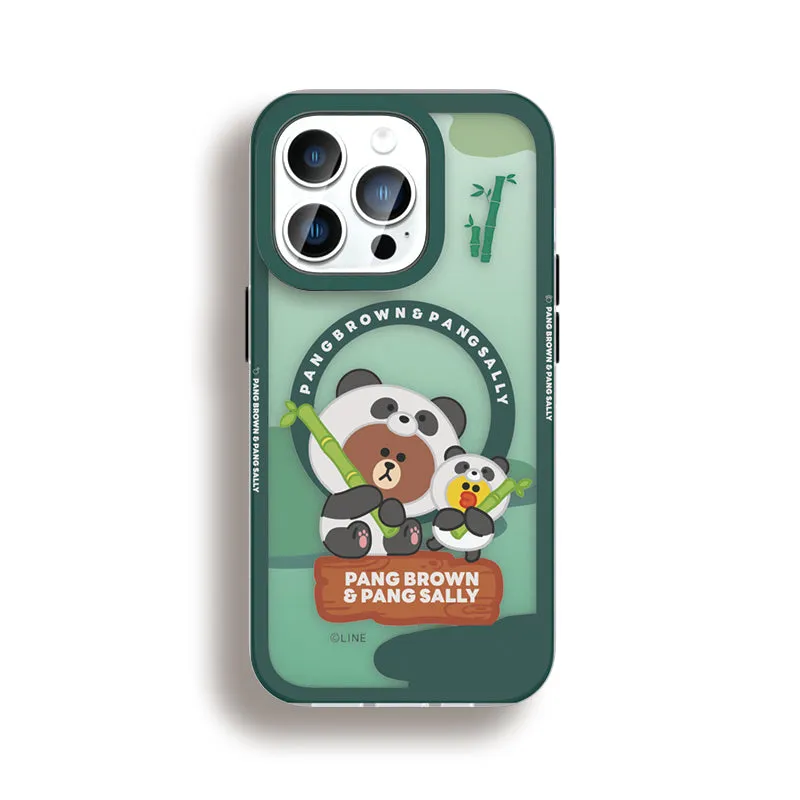 Line Friends Brown MagSafe Anti-Scratch Back Shockproof Cover Case