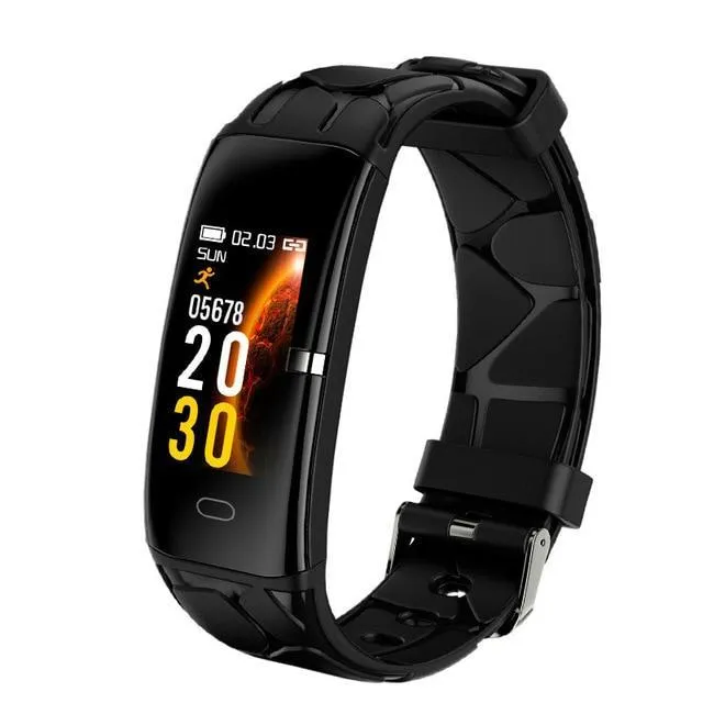 New Heart Rate Blood Pressure Fitness Bracelet IP67 Waterproof Sport Smart Band For iPhone Android