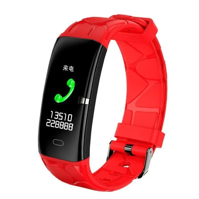 New Heart Rate Blood Pressure Fitness Bracelet IP67 Waterproof Sport Smart Band For iPhone Android