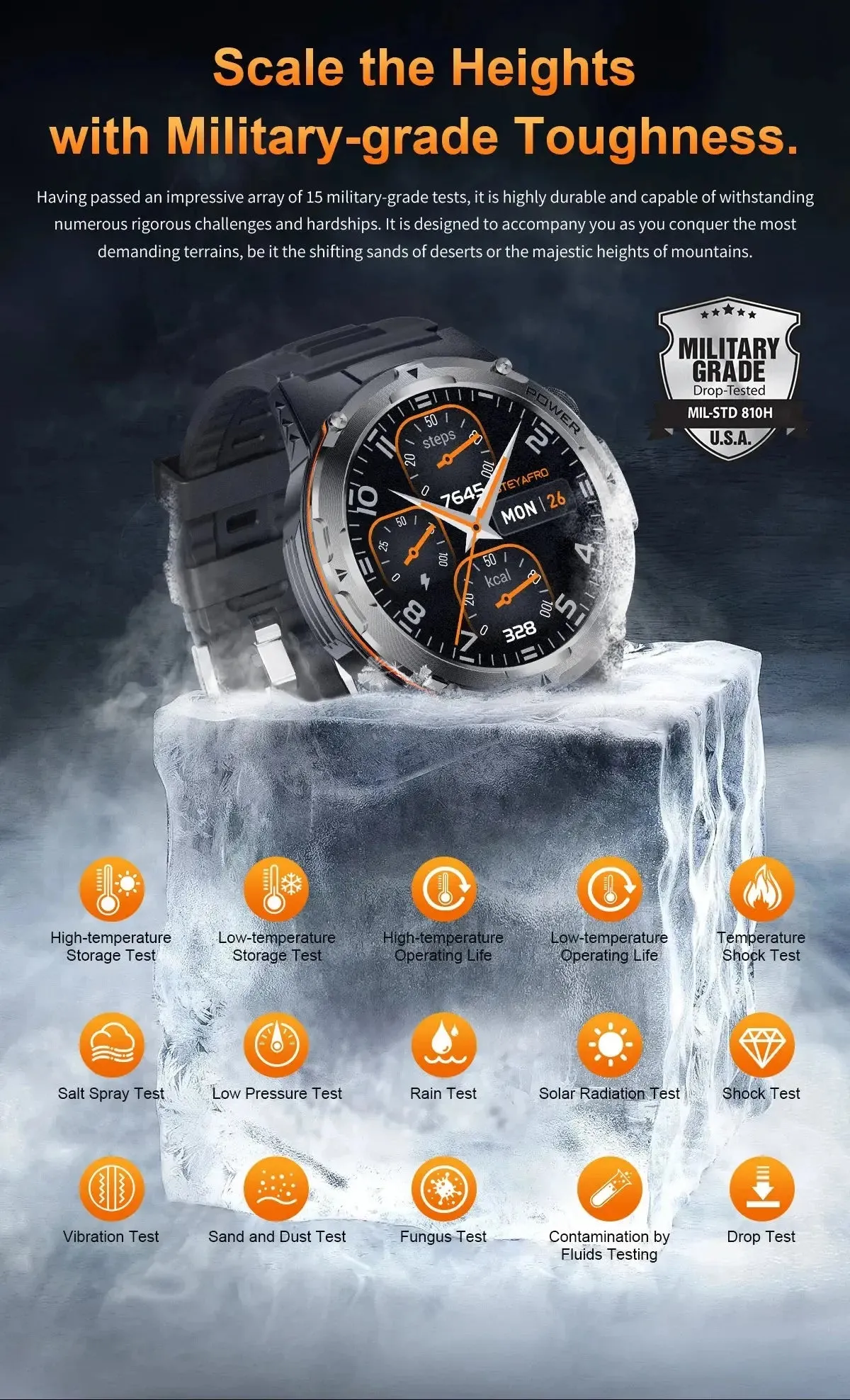 New Military Sport Smartwatch