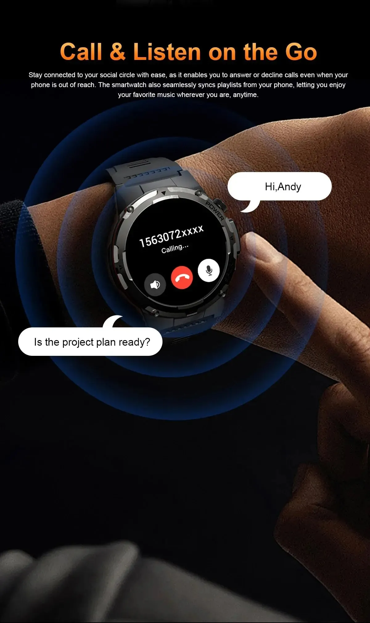 New Military Sport Smartwatch