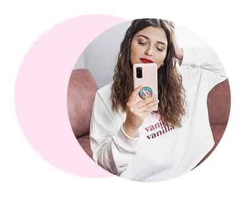 PopSockets Swappable PopGrip Graphics - Chrome Flora (Barcode: 842978139159)