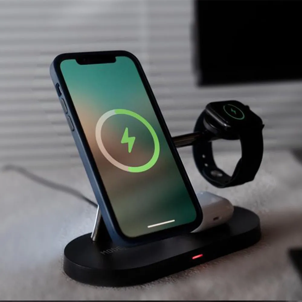 Premium MagSafe 3 in 1 Fast Wireless Charging Stand