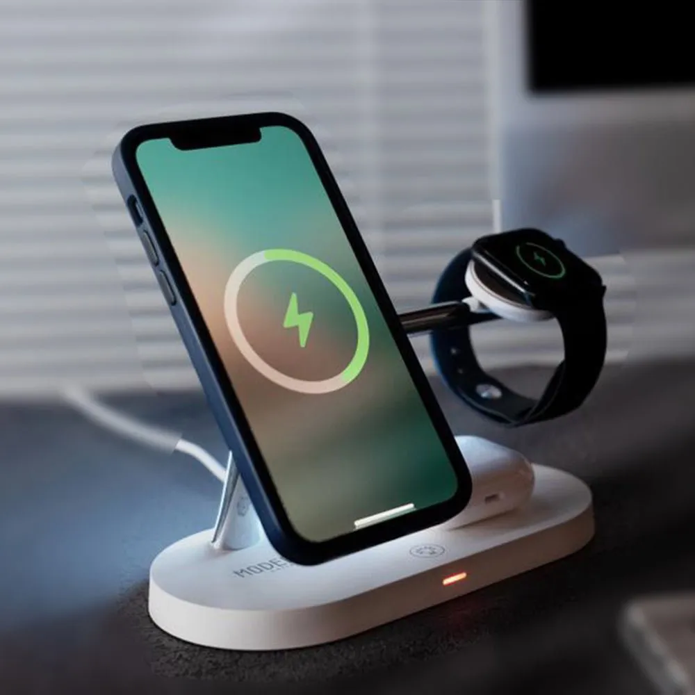 Premium MagSafe 3 in 1 Fast Wireless Charging Stand