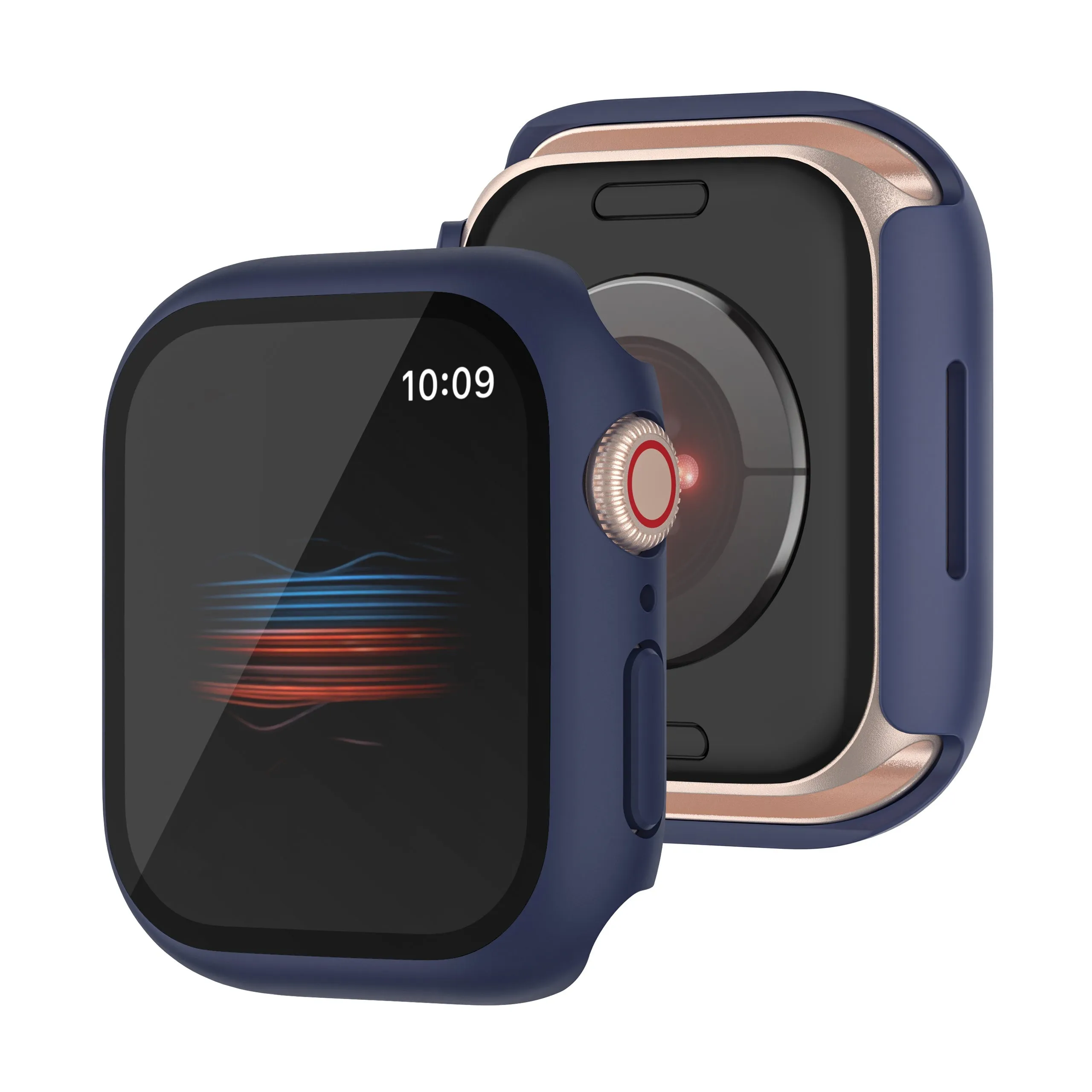 Protective Bumper Case with Screen Protector for Apple Watch 40mm- Matte Colors