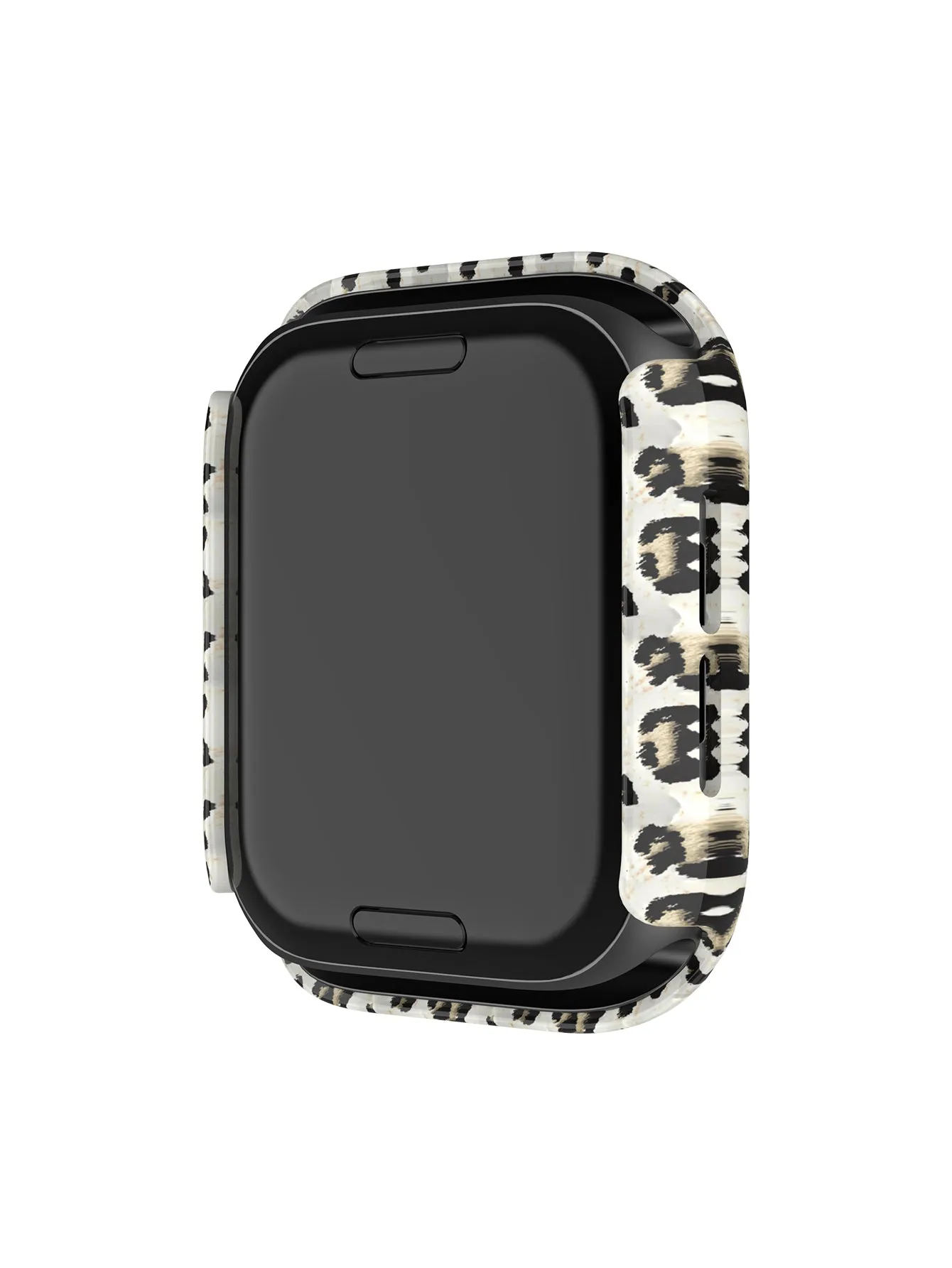 Protective Bumper Case with Screen Protector for Apple Watch 41mm- Leopard Print