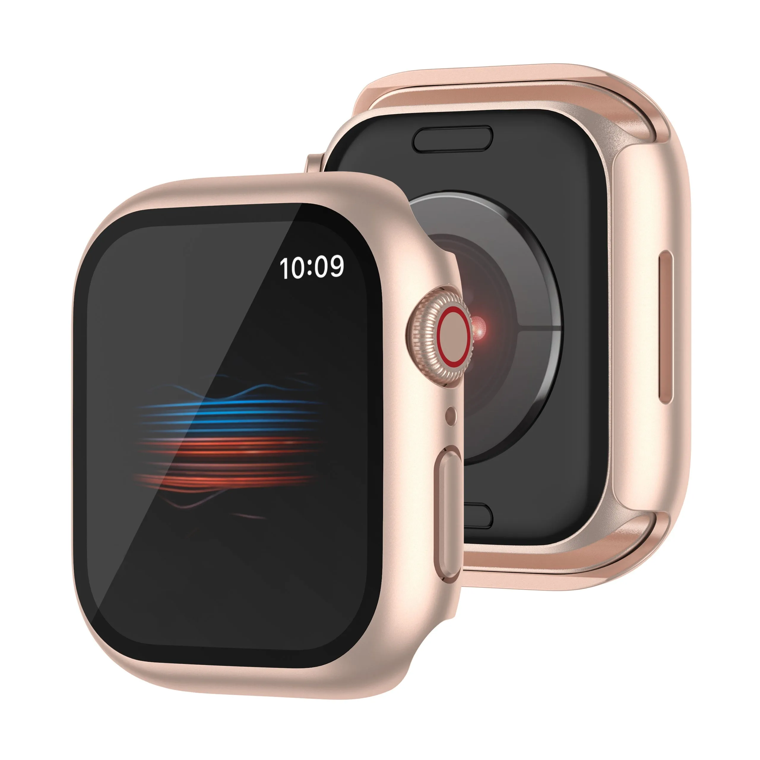 Protective Bumper Case with Screen Protector for Apple Watch 44mm- Matte Colors