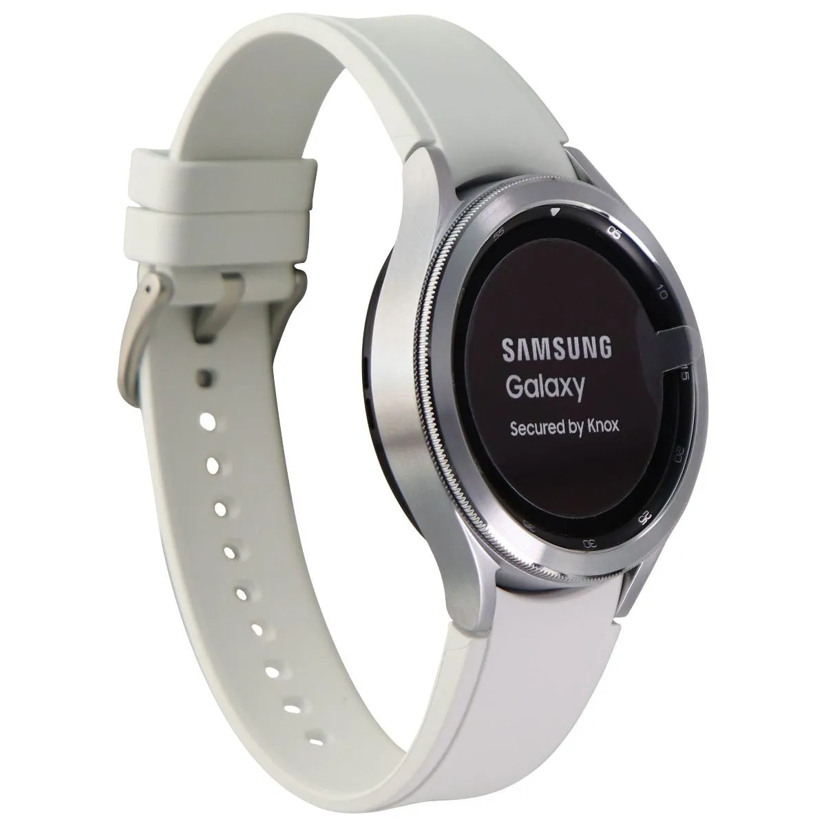 Samsung Galaxy Watch4 Classic (SM-R895U) Wi-Fi   LTE - 46mm Silver/White (M/L)