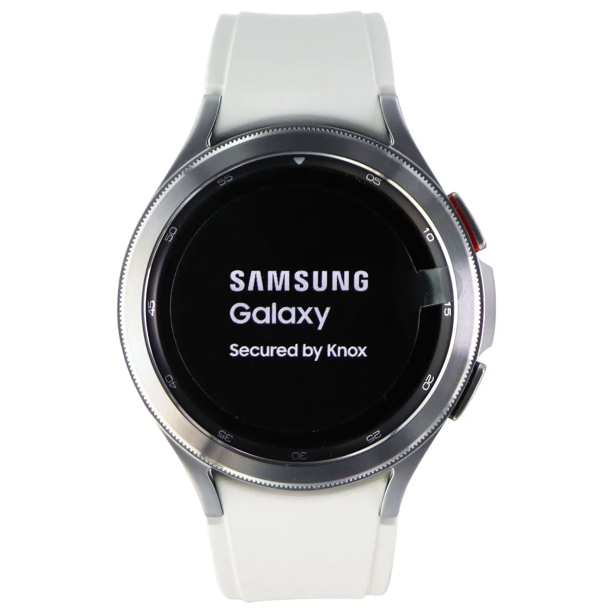 Samsung Galaxy Watch4 Classic (SM-R895U) Wi-Fi   LTE - 46mm Silver/White (M/L)