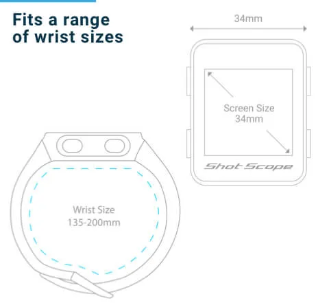 Shot Scope Golf V3 GPS Performance Tracking Watch