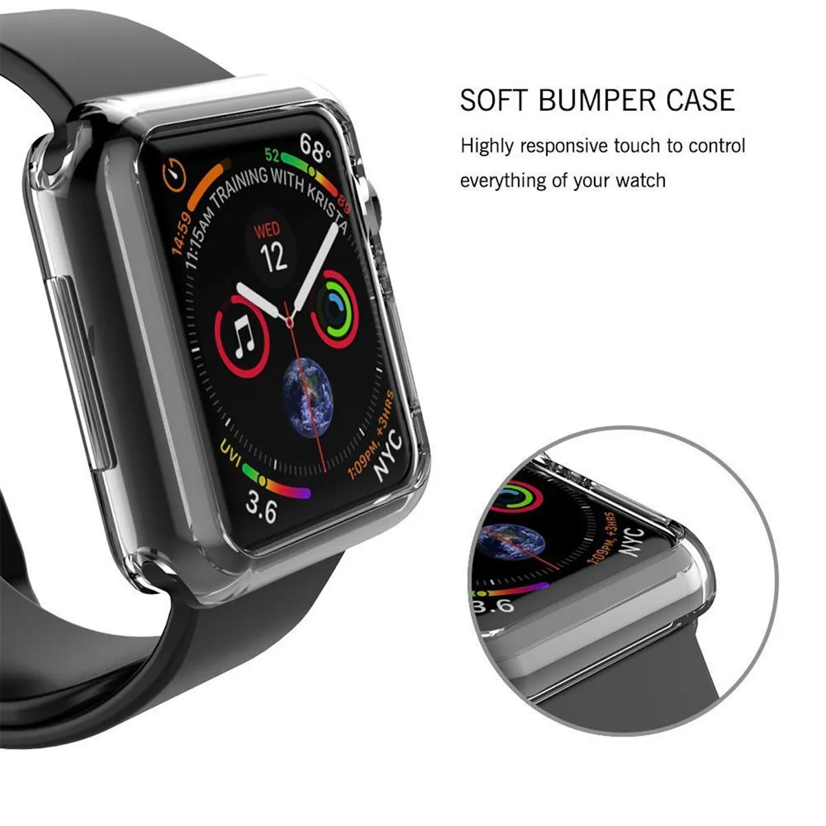 Soft Flexible TPU Protective Case - Apple Watch