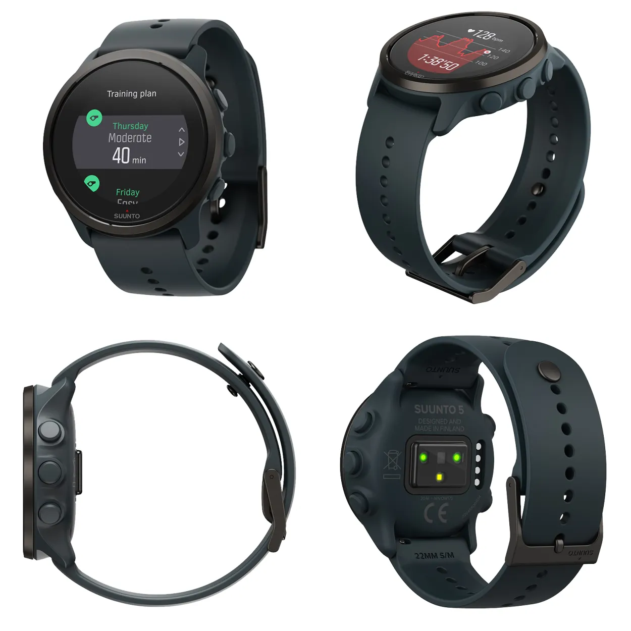 SUUNTO 5 Peak GPS Smartwatch 1.1 in. for Training, Exploring and Wellbeing