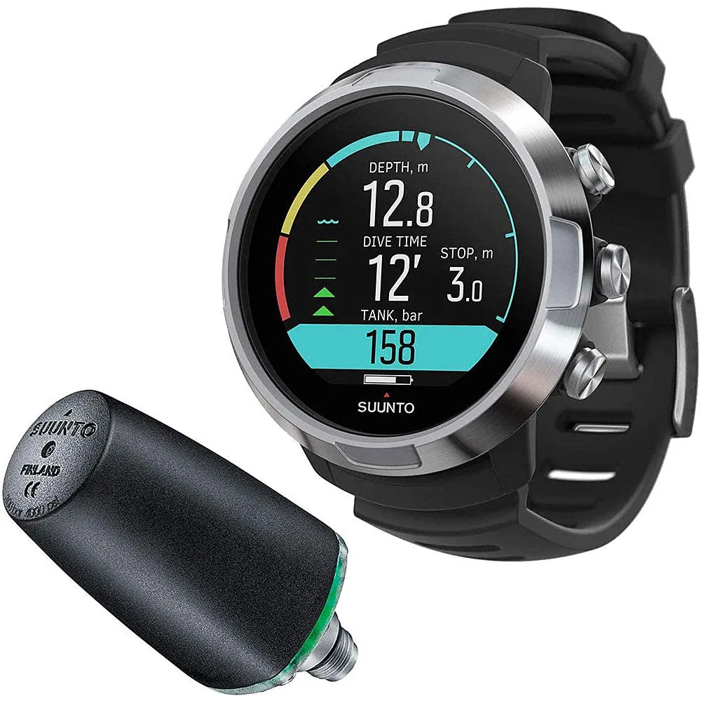 Suunto D5 Dive Computer with EON Steel Tank Pressure Transmitter