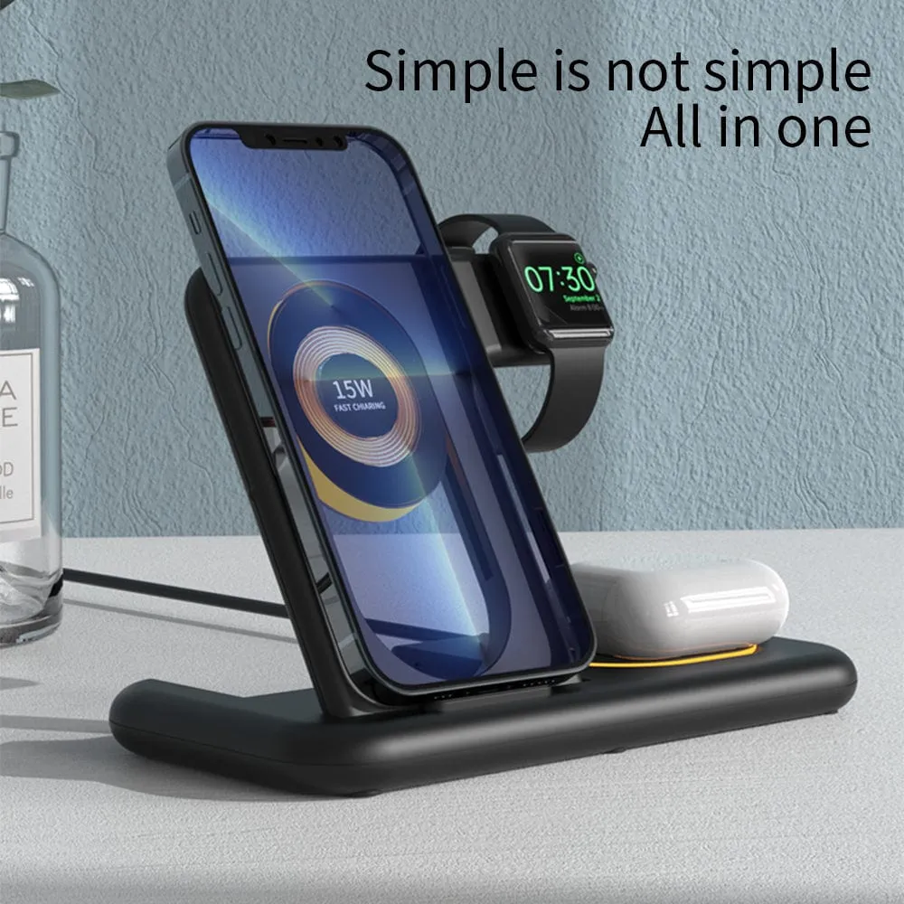 Travel Wireless Charging Station - Phone, iWatch, AirPods