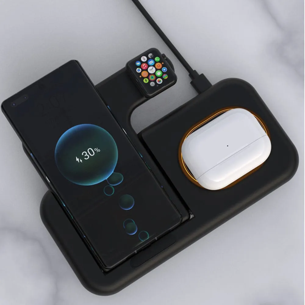 Travel Wireless Charging Station - Phone, iWatch, AirPods