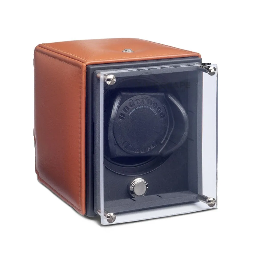 UNDERWOOD (LONDON) - EvO Leather Single Watch Winder | UN9005/TAN