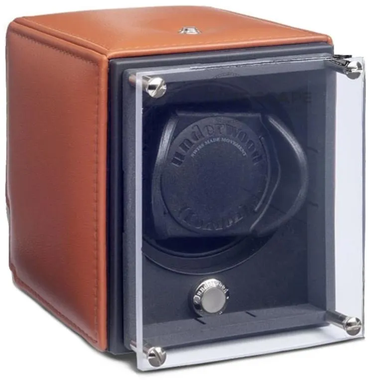 UNDERWOOD (LONDON) - EvO Leather Single Watch Winder | UN9005/TAN