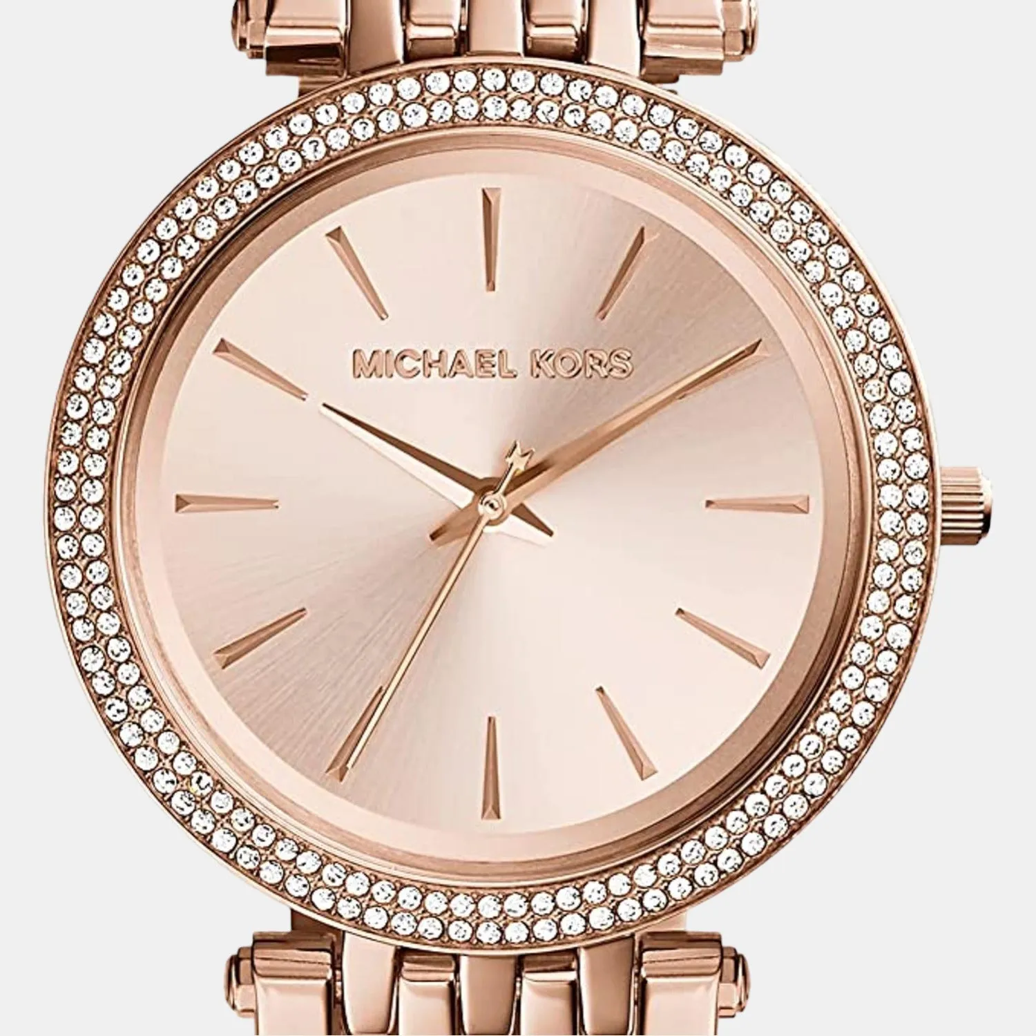 Women's Rose Gold Analog Stainless Steel Watch MK3192