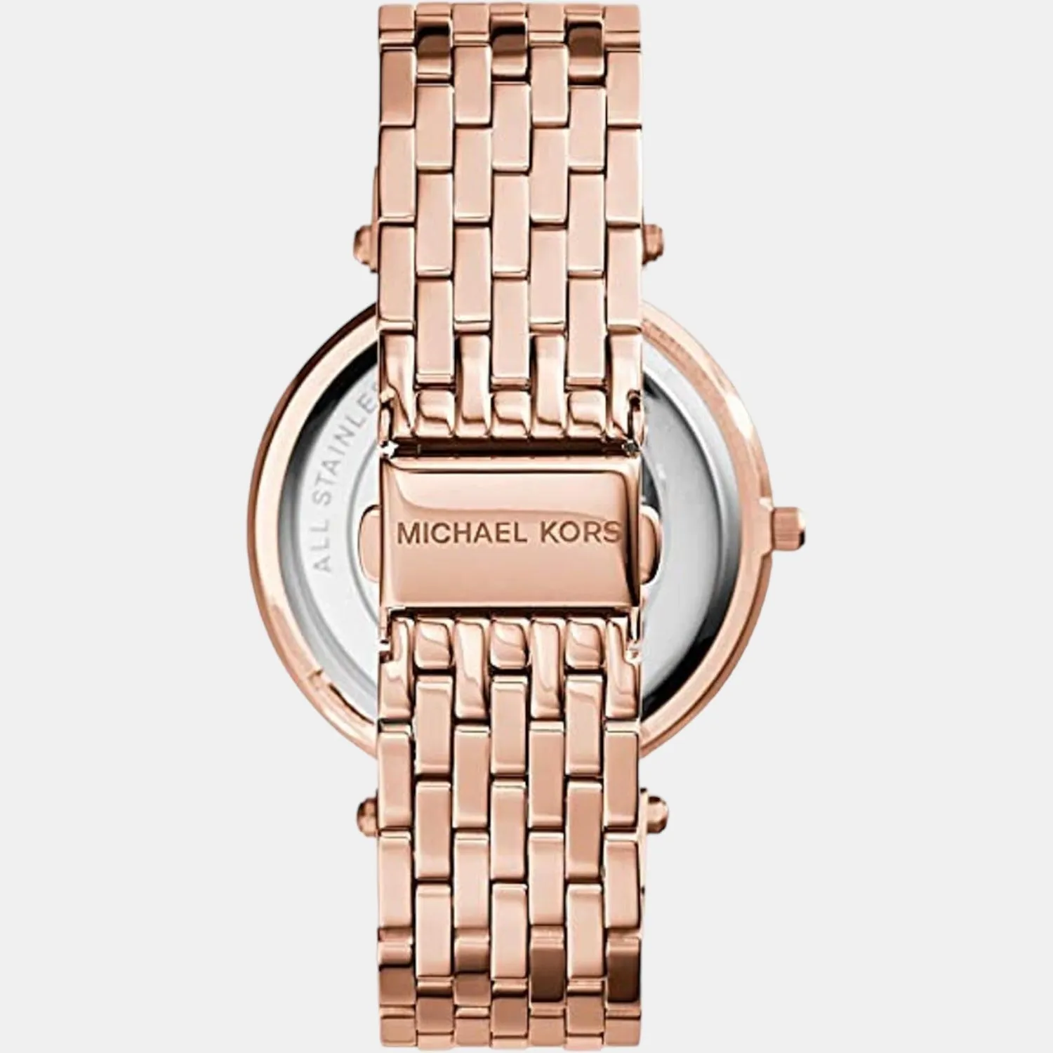 Women's Rose Gold Analog Stainless Steel Watch MK3192