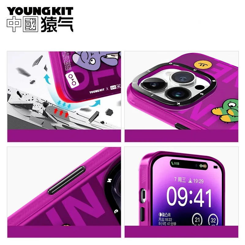 YOUNGKIT X Offline to Offline (OTO) Slim Thin Matte Anti-Scratch Back Shockproof Cover Case